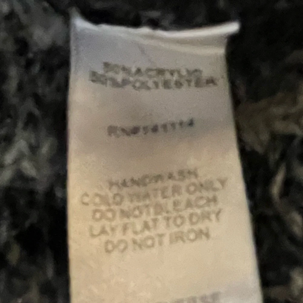 Yaira Womens Open Front High Lo Grey Sweater Cardigan with Back Design Size M - Picture 7 of 8